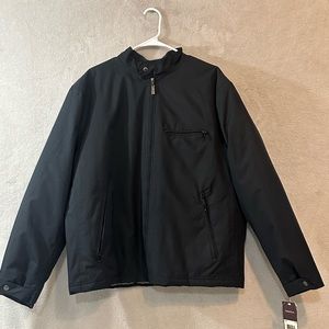 Perry Ellis Black 6 Pocket Jacket size large